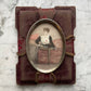 Escrimeuse | Antique Female Fencer Watercolor Painting