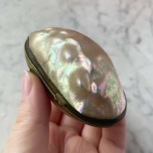 Antique Pearl Shell Box