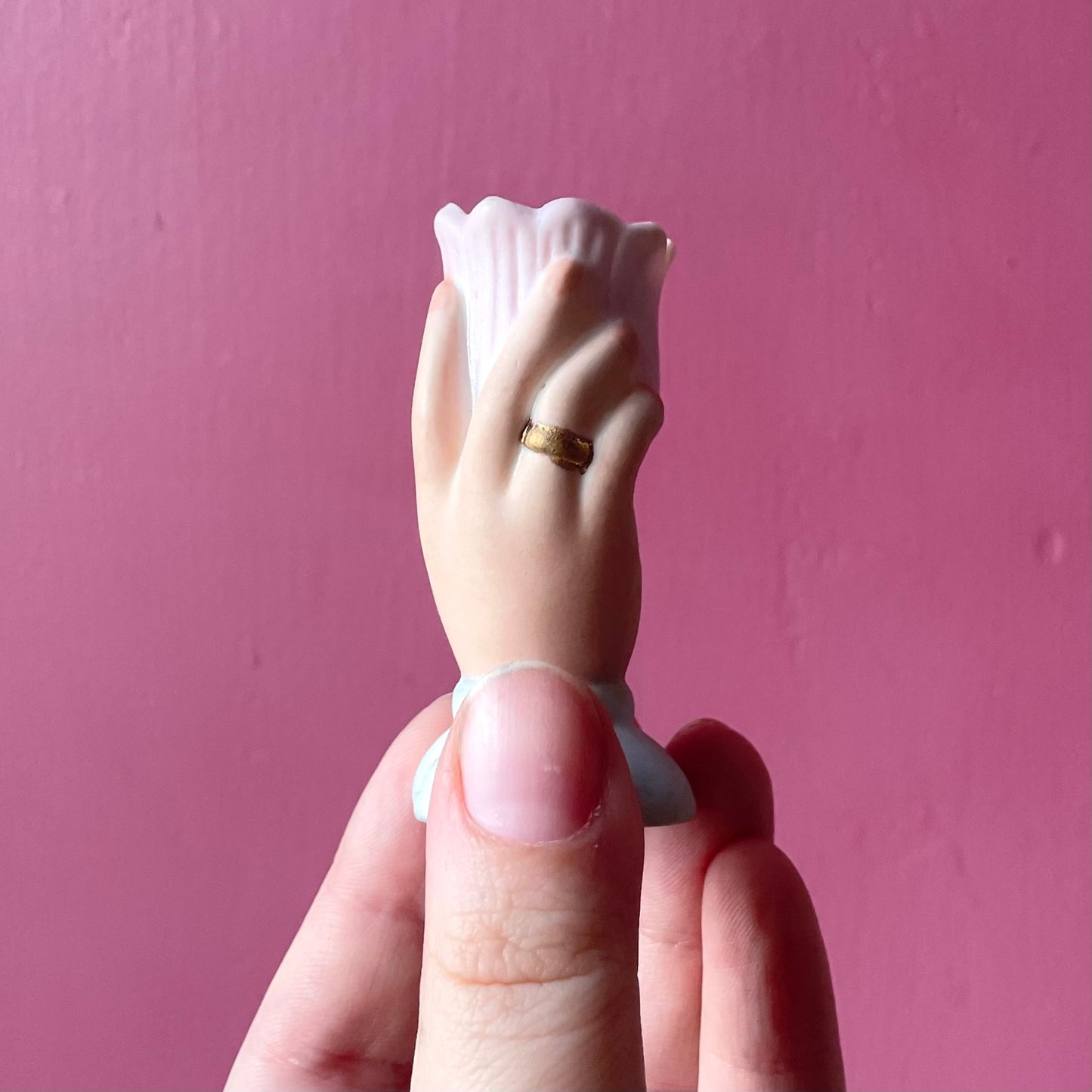 Miniature Vintage Hand Vase