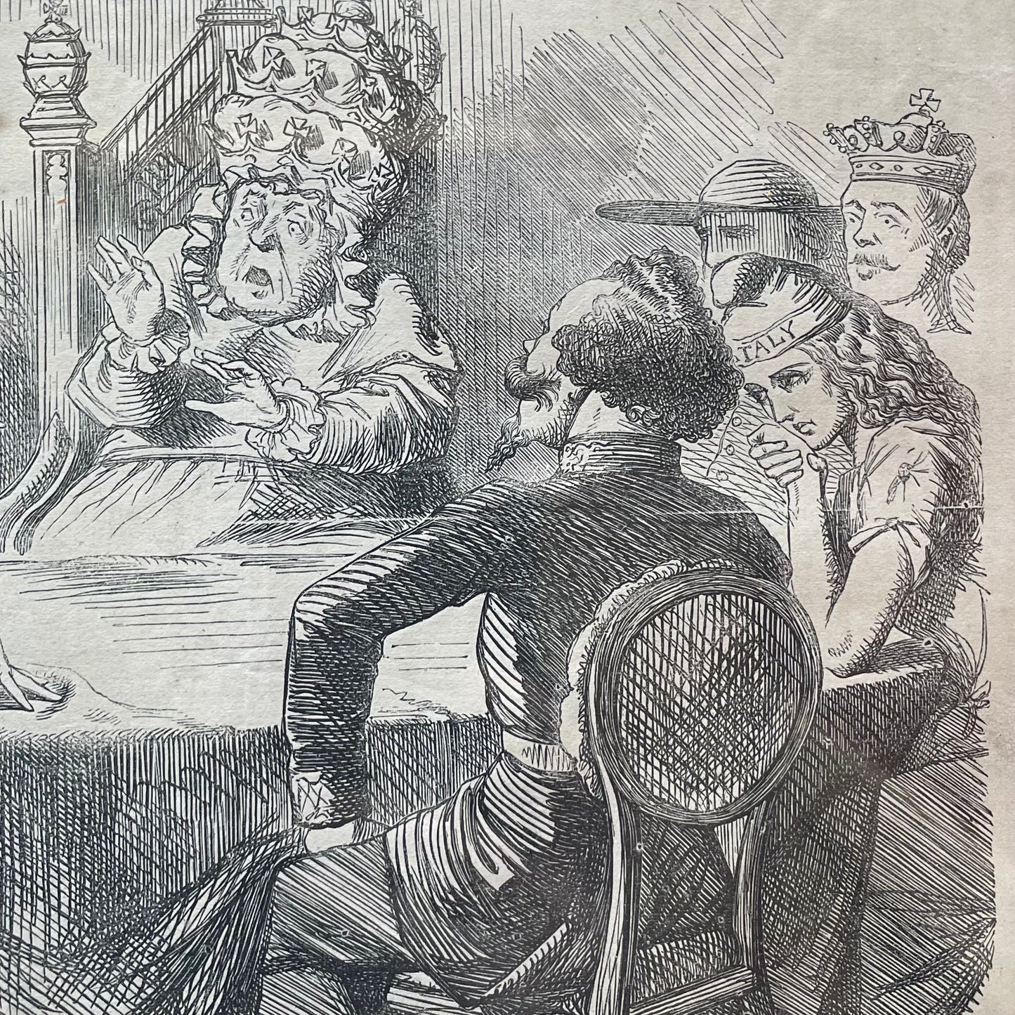 Victorian Spiritualism Cartoon | The Great French Medium
