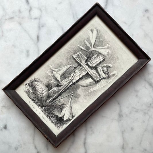 Lily of St. Joseph | Victorian Mourning Print