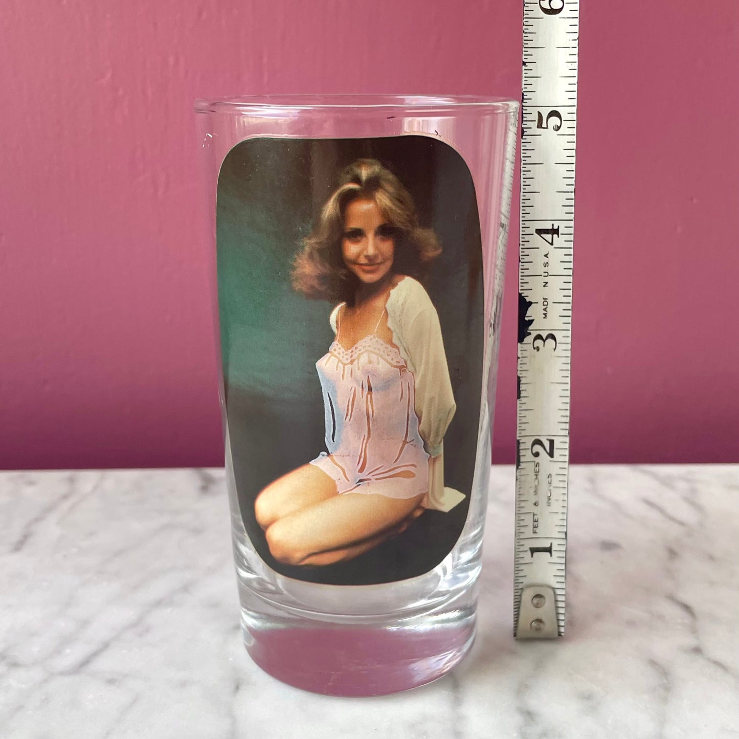 Sip & Strip | 1970s Nude Girl Glass