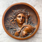 Harvest Goddess | Antique Bradley & Hubard Plaque