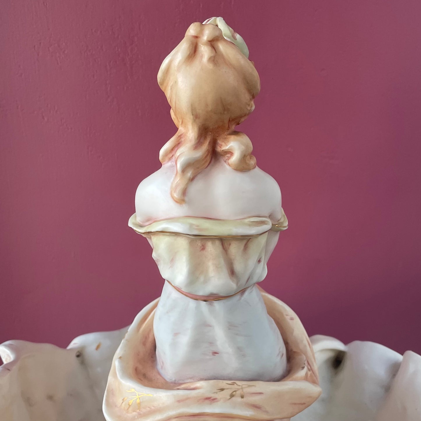 Art Nouveau Sea Goddess | Royal Dux Centerpiece