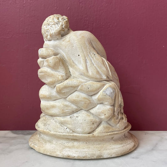 Infant St. John the Baptist | Antique Chalkware