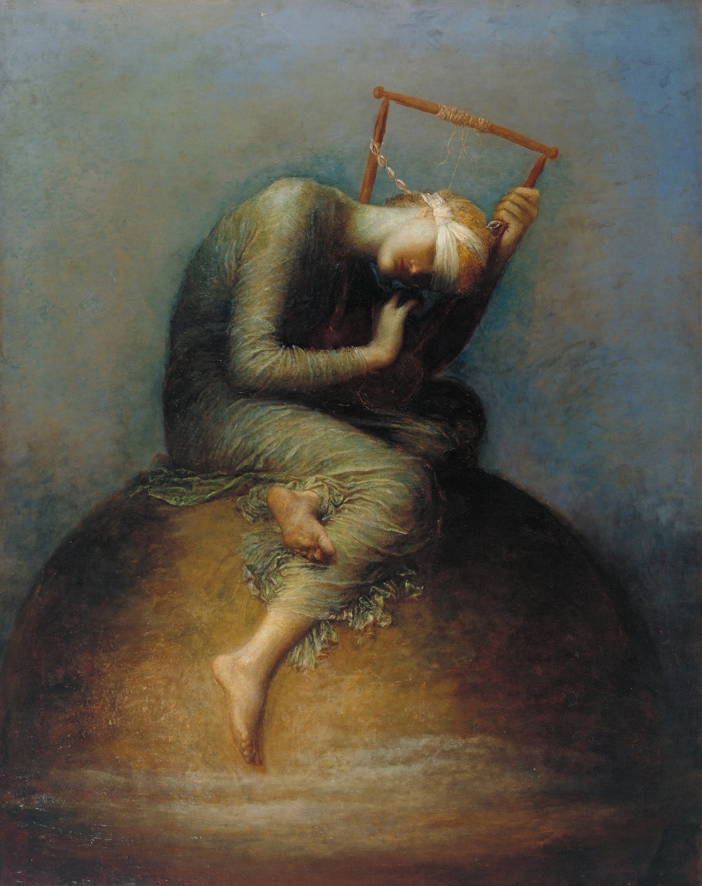 Hope by George Watts | Antique Framed Print