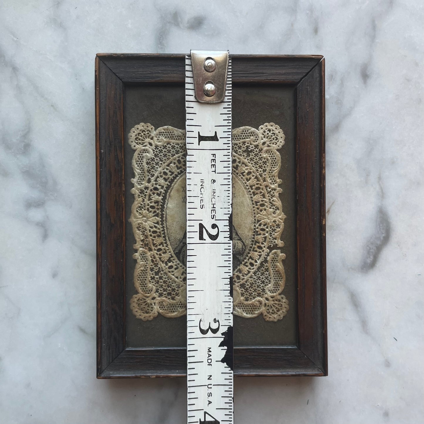 Virgo Immaculata | Antique Framed Canivet