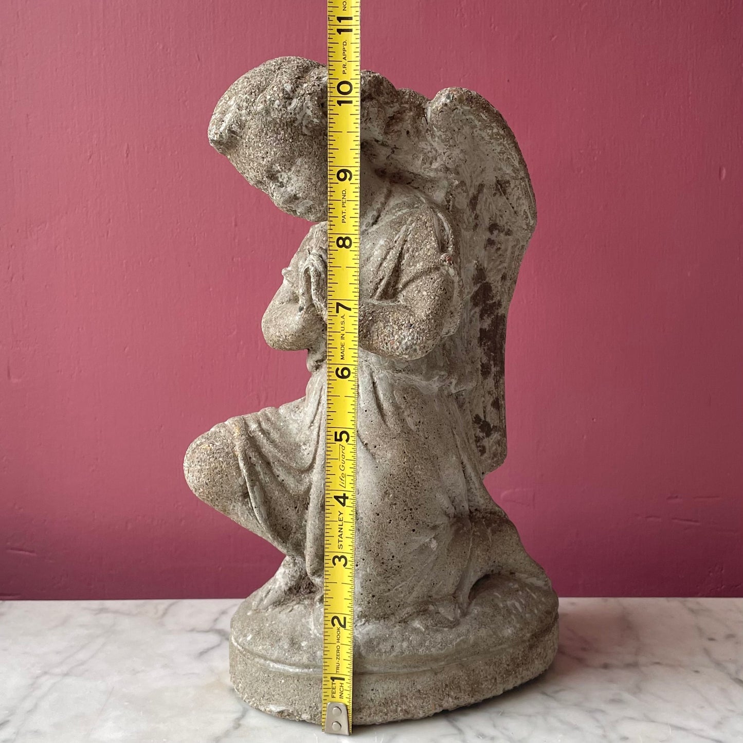 Antique Cemetery Praying Angel