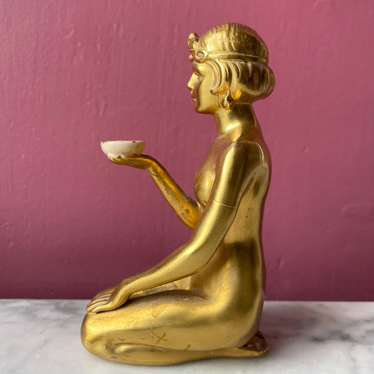 Antique Art Nouveau Priestess Figure