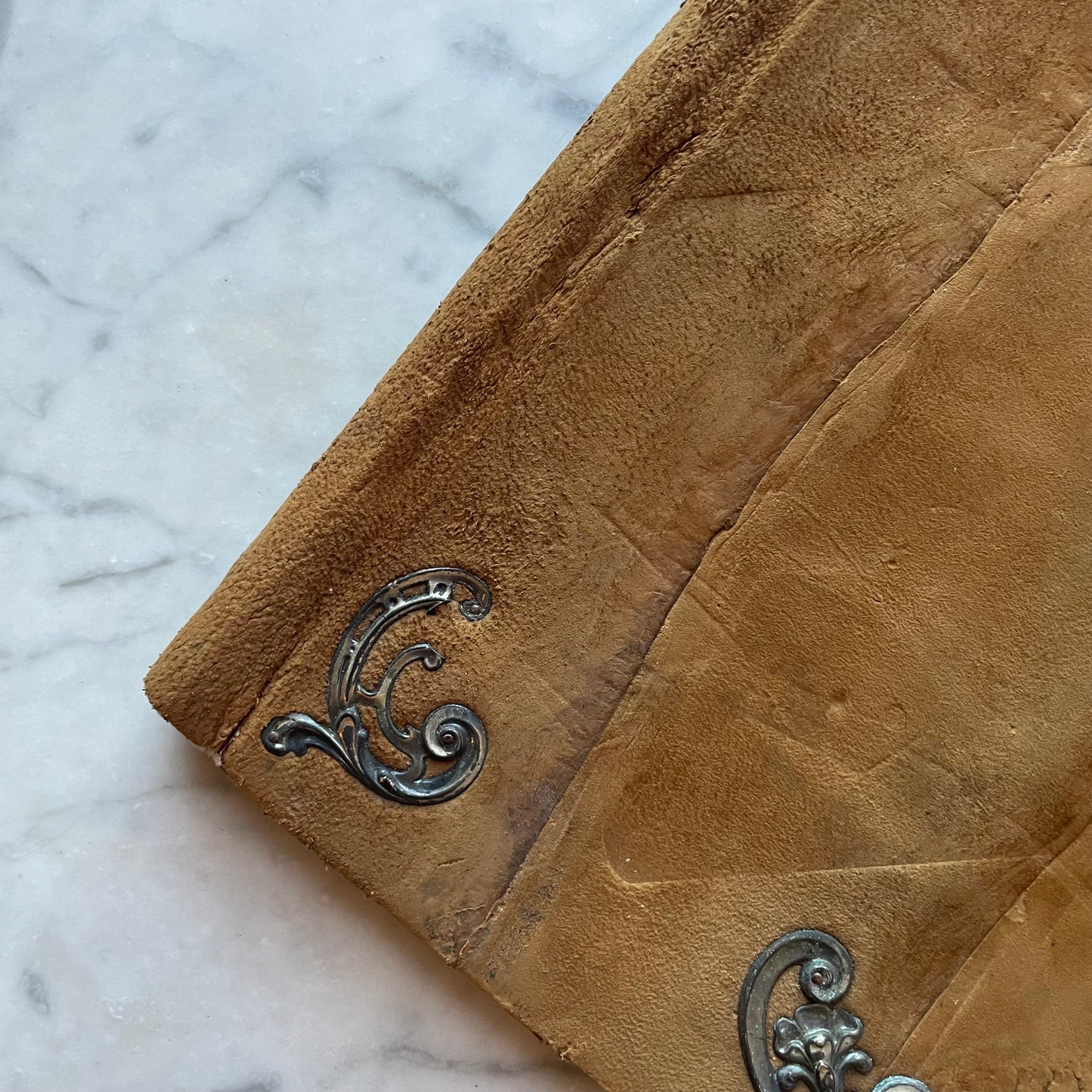 Antique Art Nouveau Leather Folder