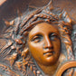 Harvest Goddess | Antique Bradley & Hubard Plaque