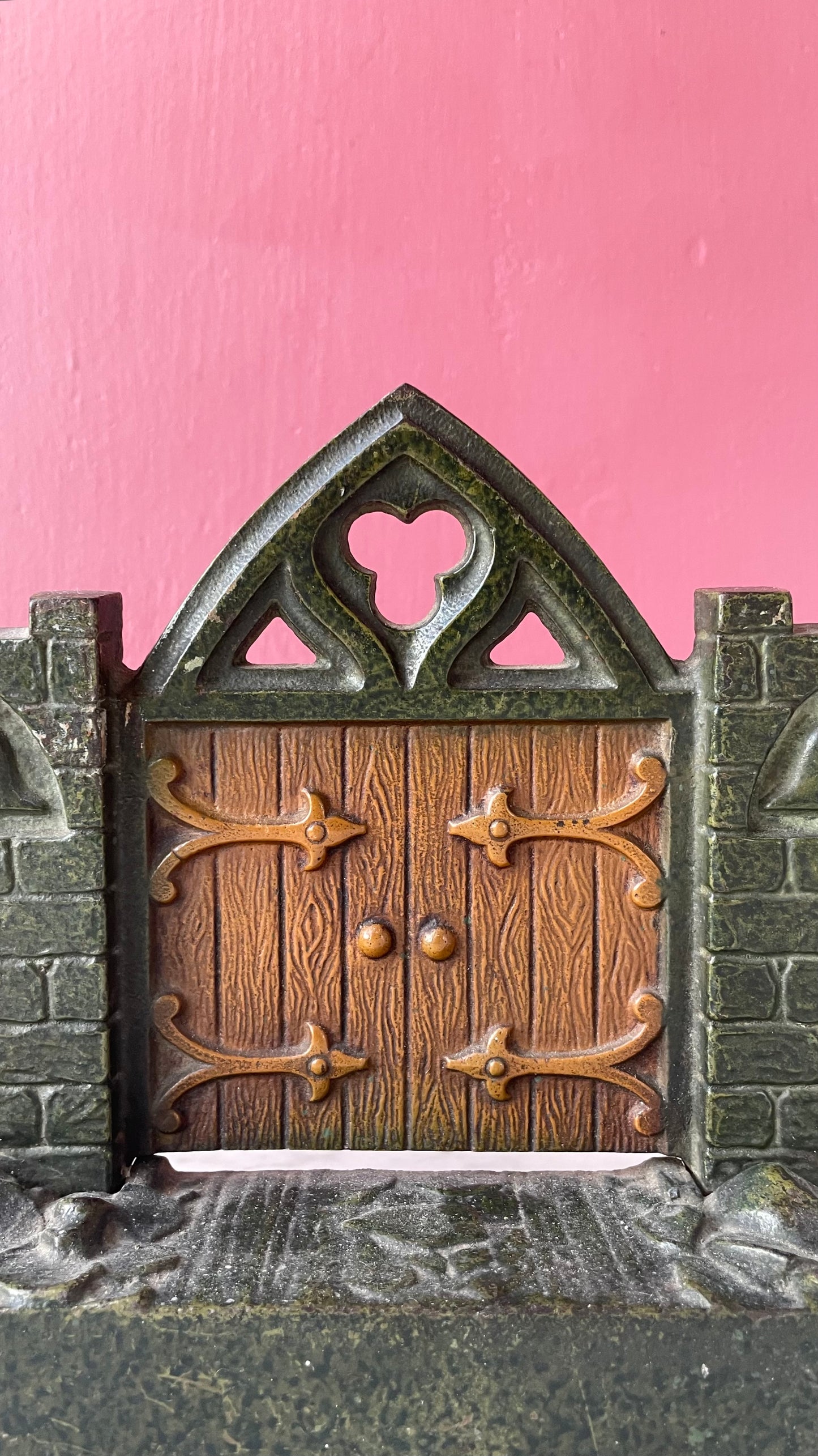 Antique Cast Iron Bookends | Mission Church Gates | H. L. Judd Company