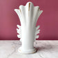 Victorian Hand Painted Porcelain Bud Vase with Roses