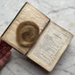 Antique Prayer Book with Lock of Hair