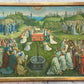 Adoration of the Mystic Lamb | Antique Framed Print
