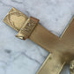 Antique Gold Gothic Crucifix