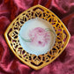 Antique Hand Painted Porcelain Dish | Signed Ida Upton Paine | House of Seven Gables, Salem, MA
