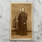 Antique Carte de Visite Photograph of Priest | 1860s