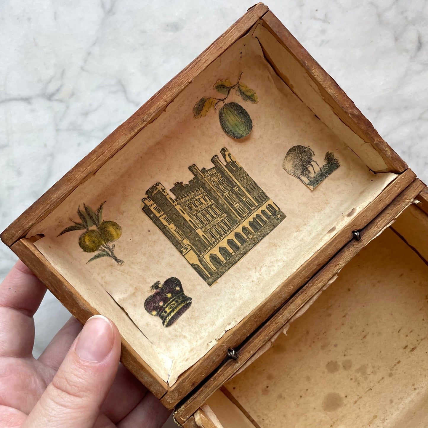 1830s Decoupage Box