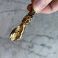 Vintage DL Auld Gold Mesh Belt with Hands