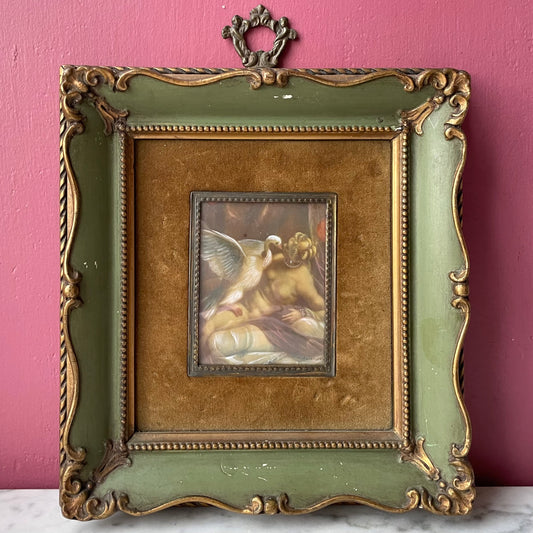 Leda & the Swan after Paolo Veronese | Antique Framed Painting