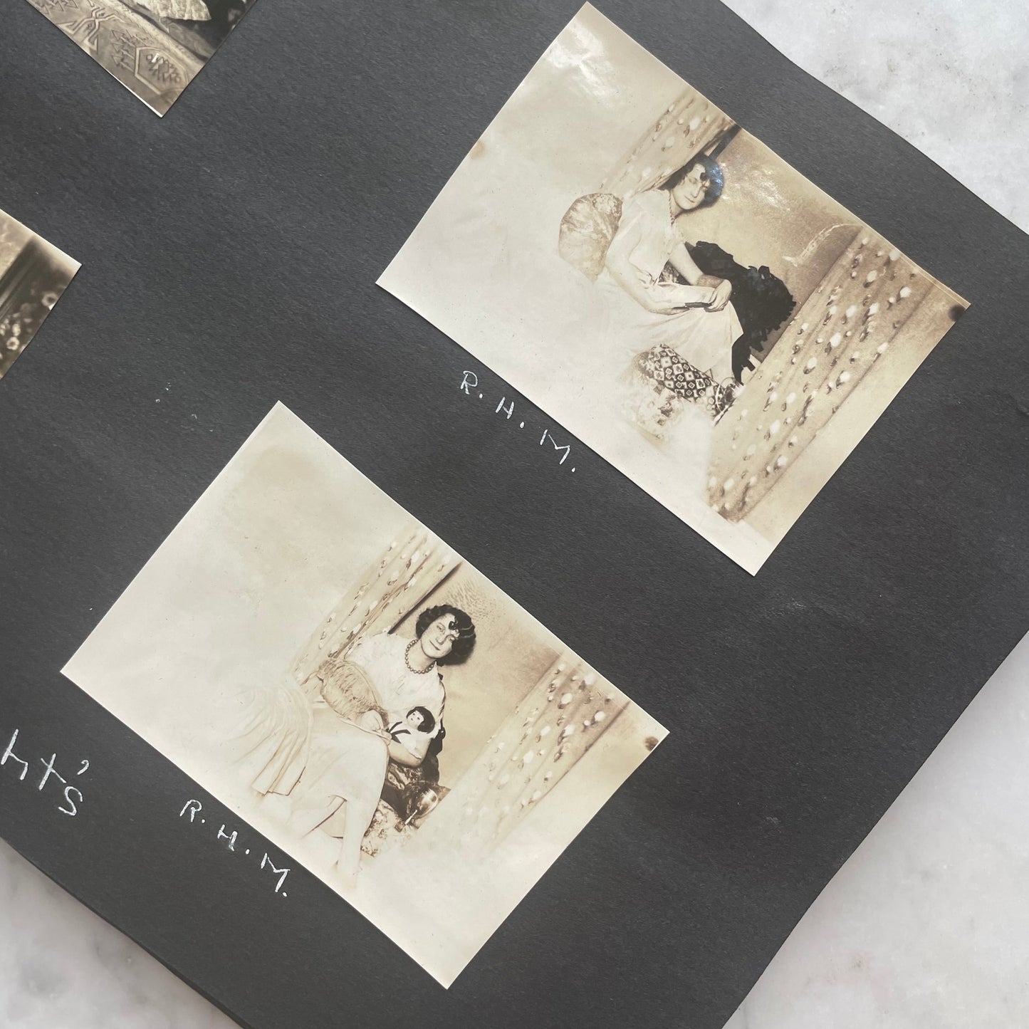 Antique Photo Albums of People in Drag