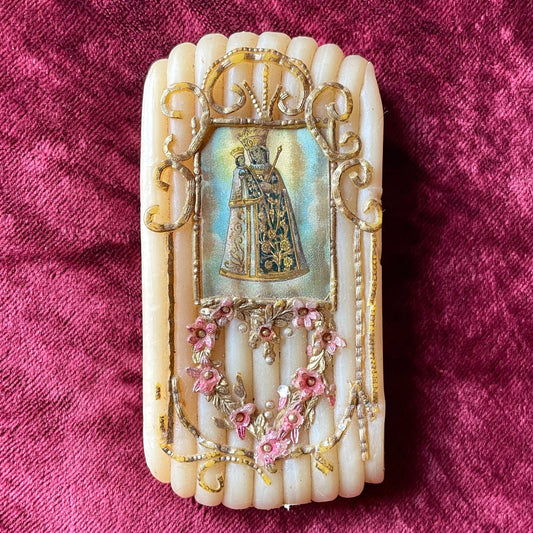 Antique German Wax Cloister Work