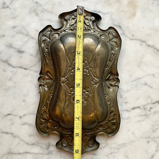 Antique Art Nouveau Tin Dish