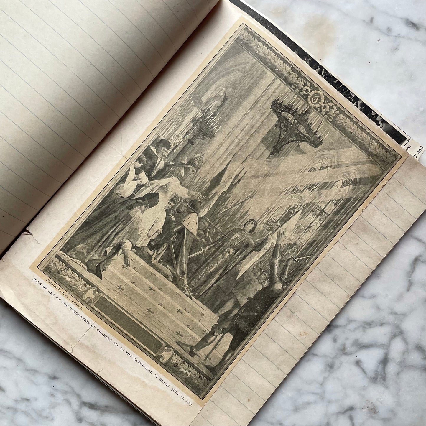 Antique Joan of Arc Scrapbook