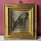 Antique Fencing Girl | Escrimeuse Framed Print