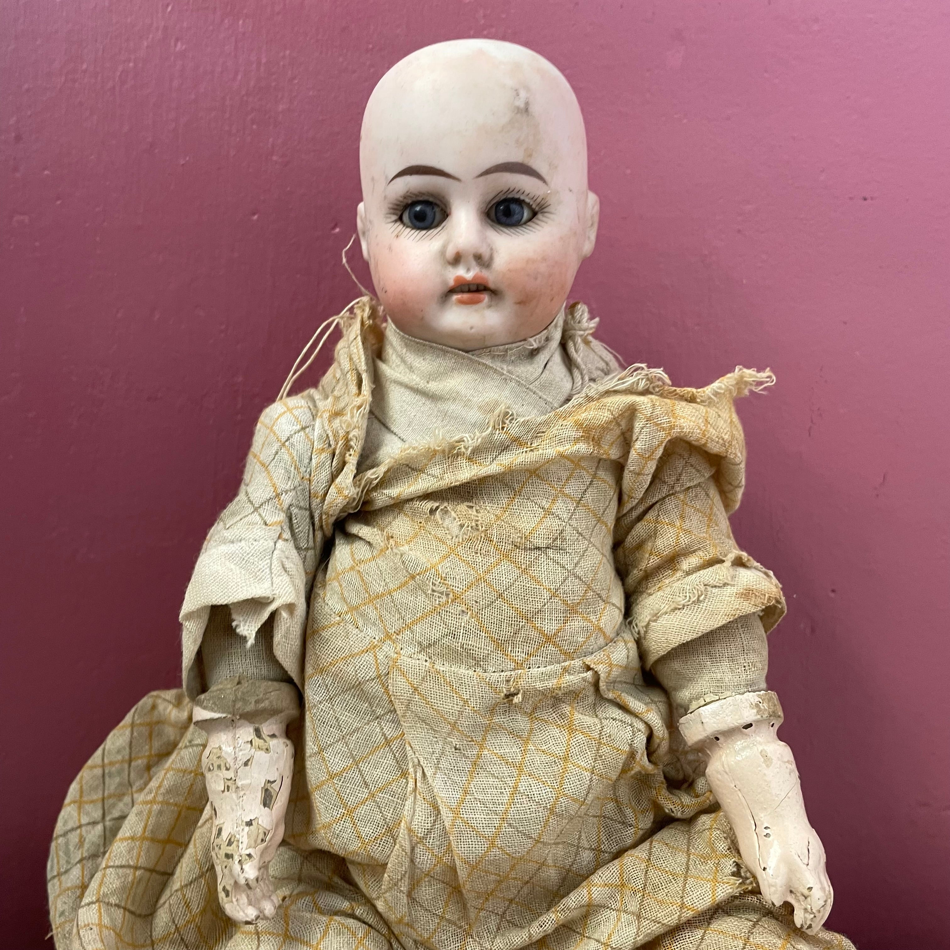 Basque Doll Antique German Bisque Head Doll – Roses & Rue Antiques