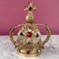 Vintage Jeweled Santos Crown