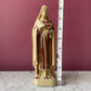 Vintage Chalkware Statue of Saint Thérèse of Lisieux