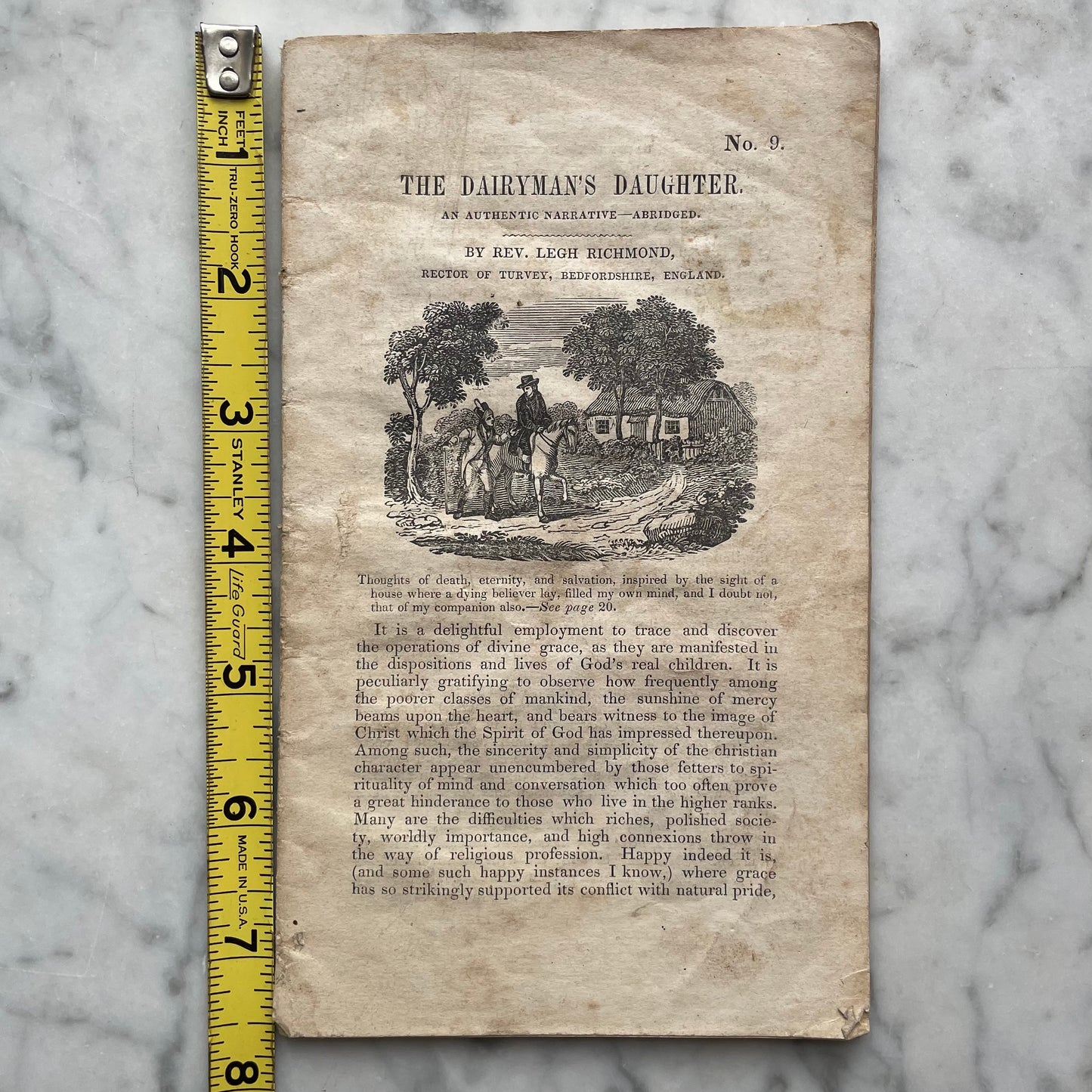 Victorian Mourning Chapbook | The Dairyman’s Daughter