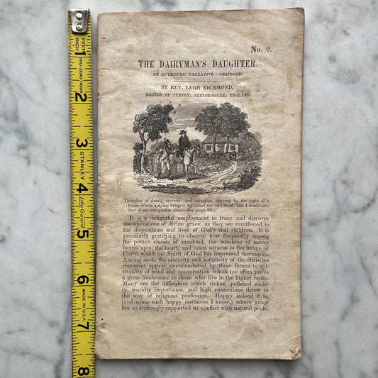 Victorian Mourning Chapbook | The Dairyman’s Daughter