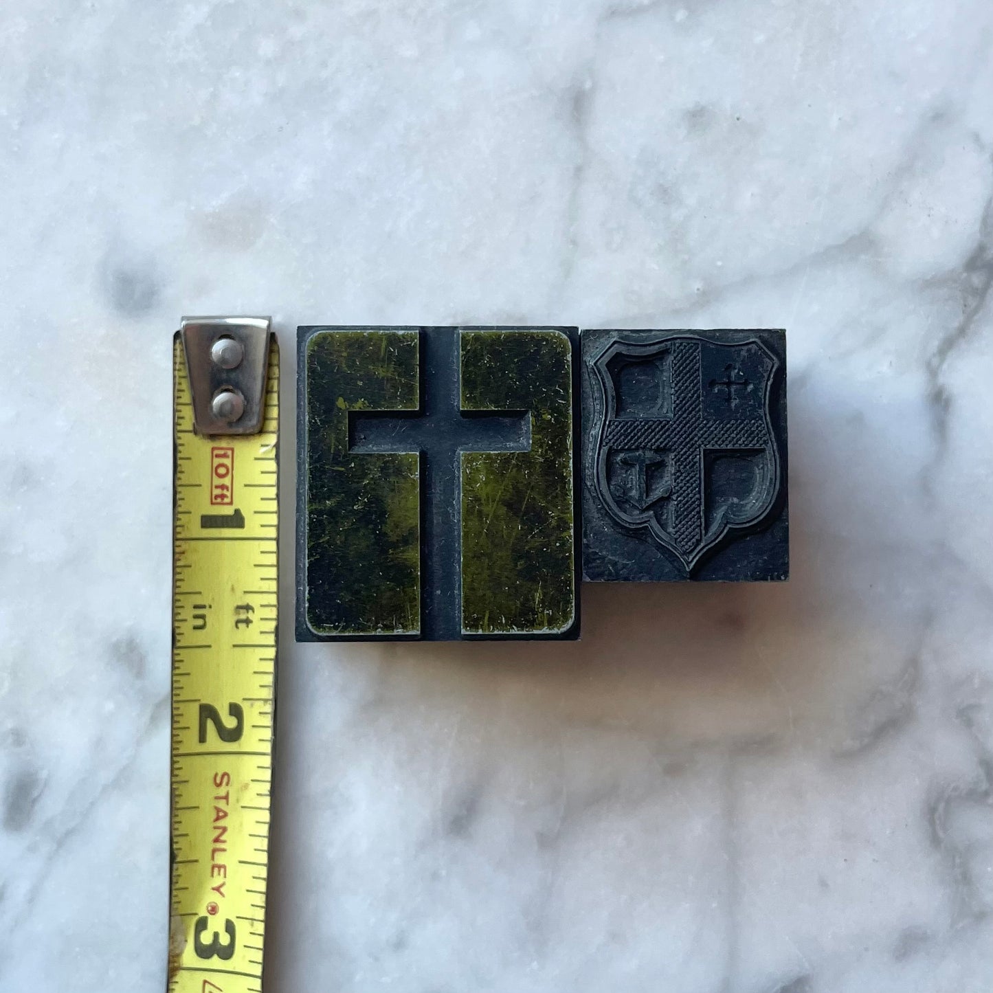 Antique Printer’s Blocks or Clichés | Crosses