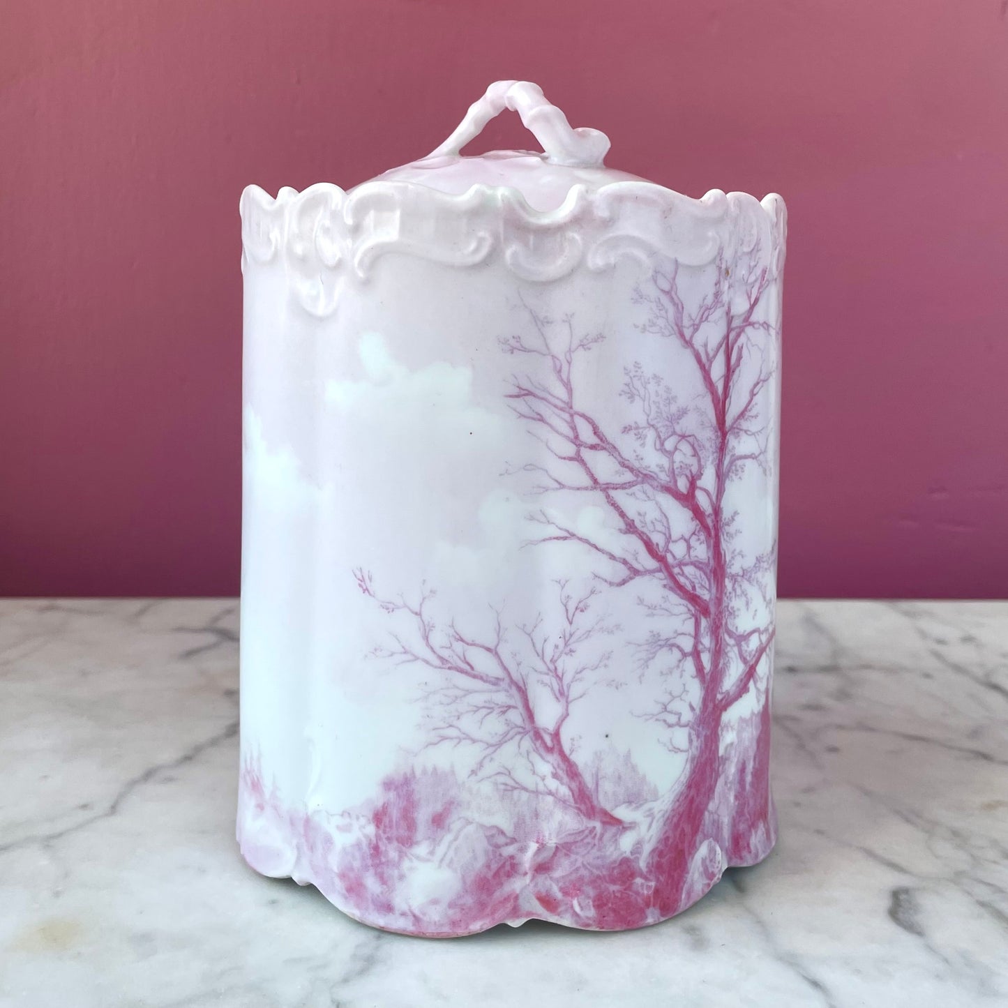 Antique Castle Biscuit Jar | Rosenthal “Rheingold” Series