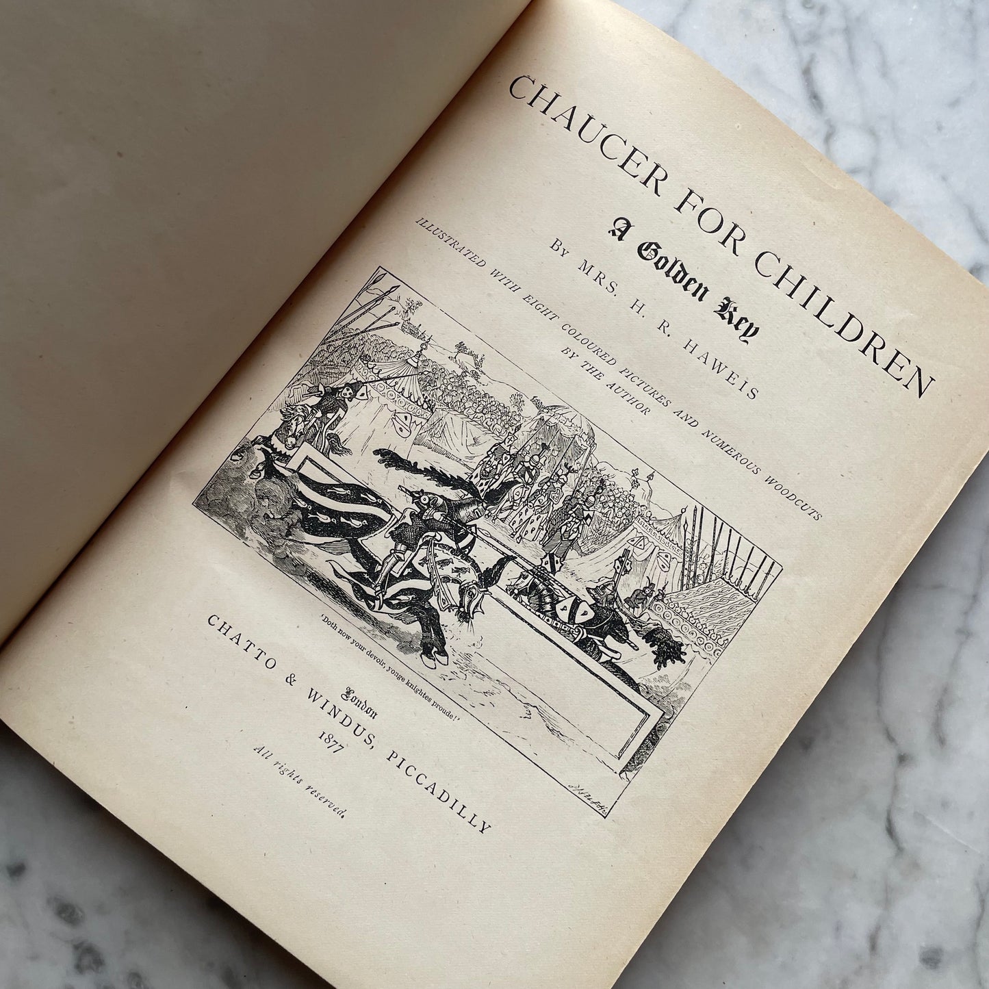 Chaucer for Children - A Golden Key | Mary Eliza Haweis | 1877