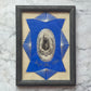 Vintage Joan of Arc Framed Devotional Medallion