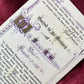 Vintage Mourning Monastery Work Prayer Card