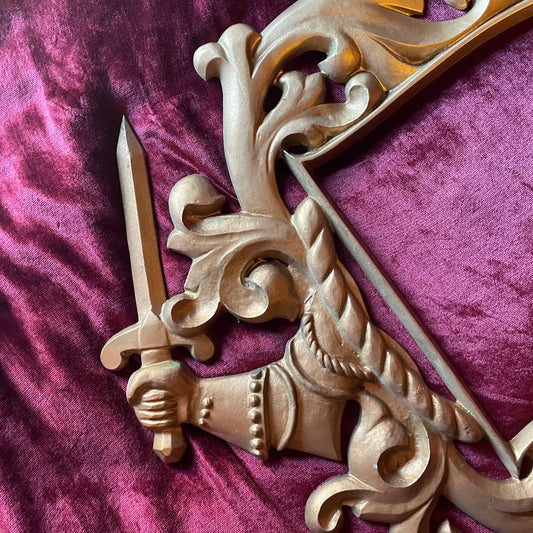 Antique Medieval Revival Sign | Fit Right, Feel Right