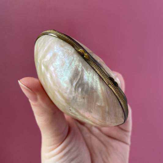 Antique Pearl Shell Box