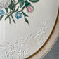 Victorian Floral Painting with Cut Paper Embellishments