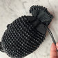 Victorian Mourning Purse with Jet Beads