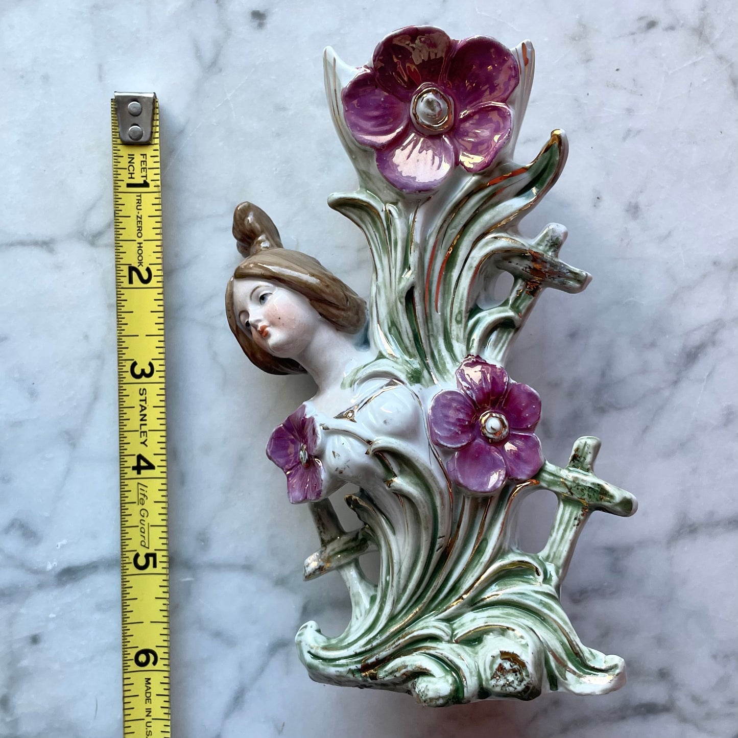 Antique Art Nouveau Porcelain Vase