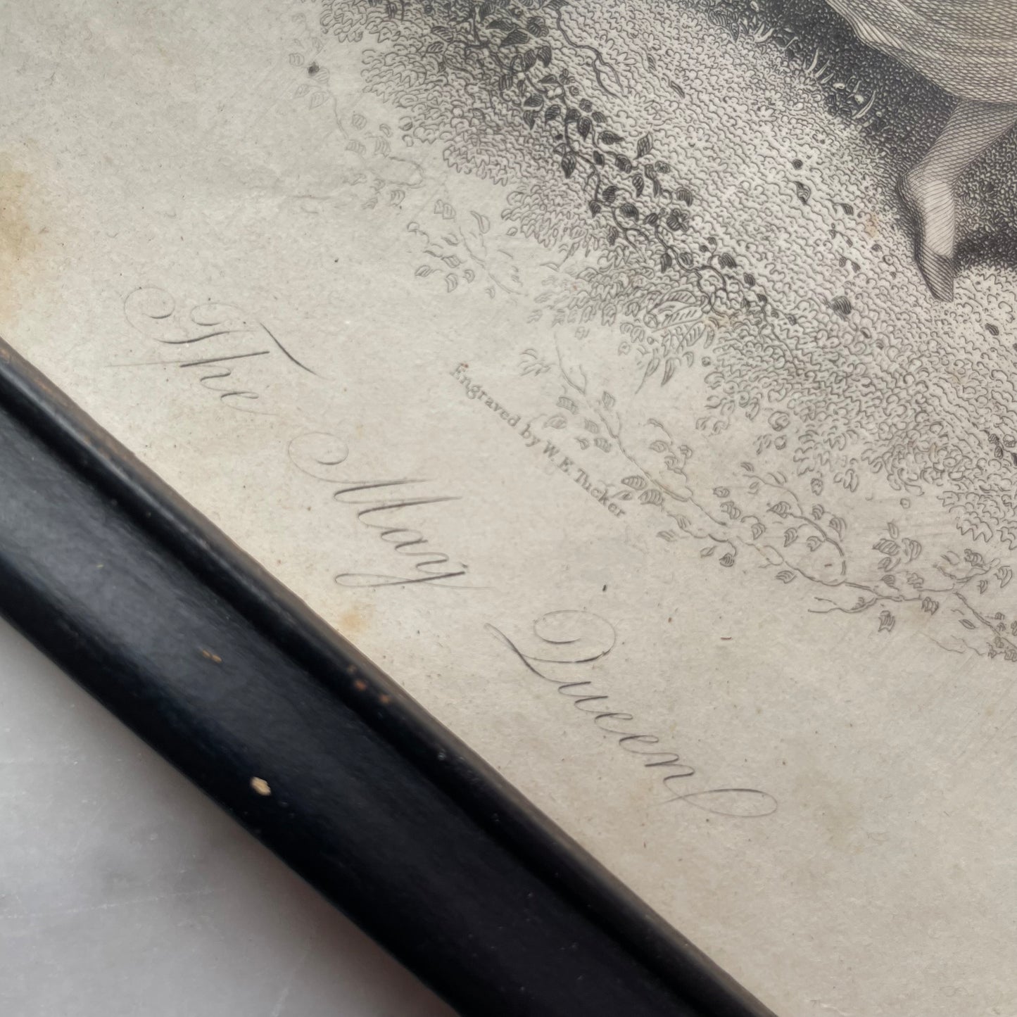 The May Queen | 1843 Engraving