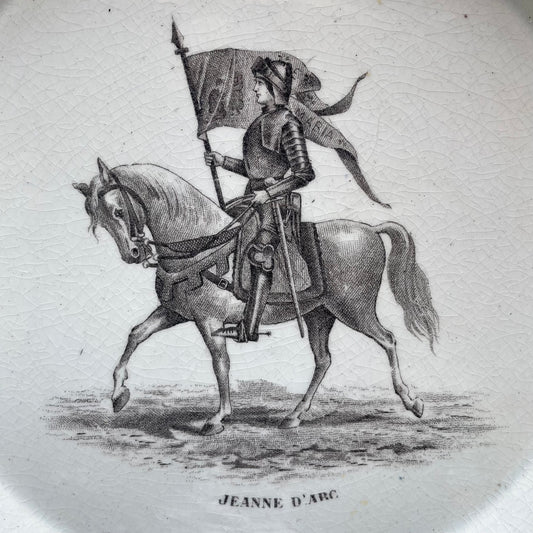Antique French Joan of Arc Plate