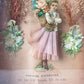 Victorian Scrollwork Shadowbox with Paper Fashion Doll