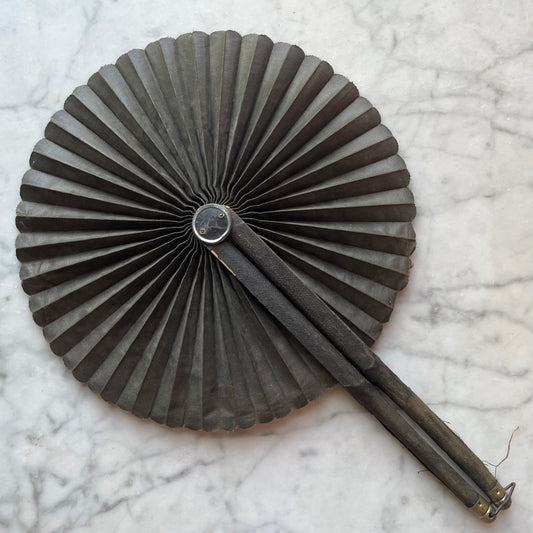 Victorian Mourning Cockade Fan