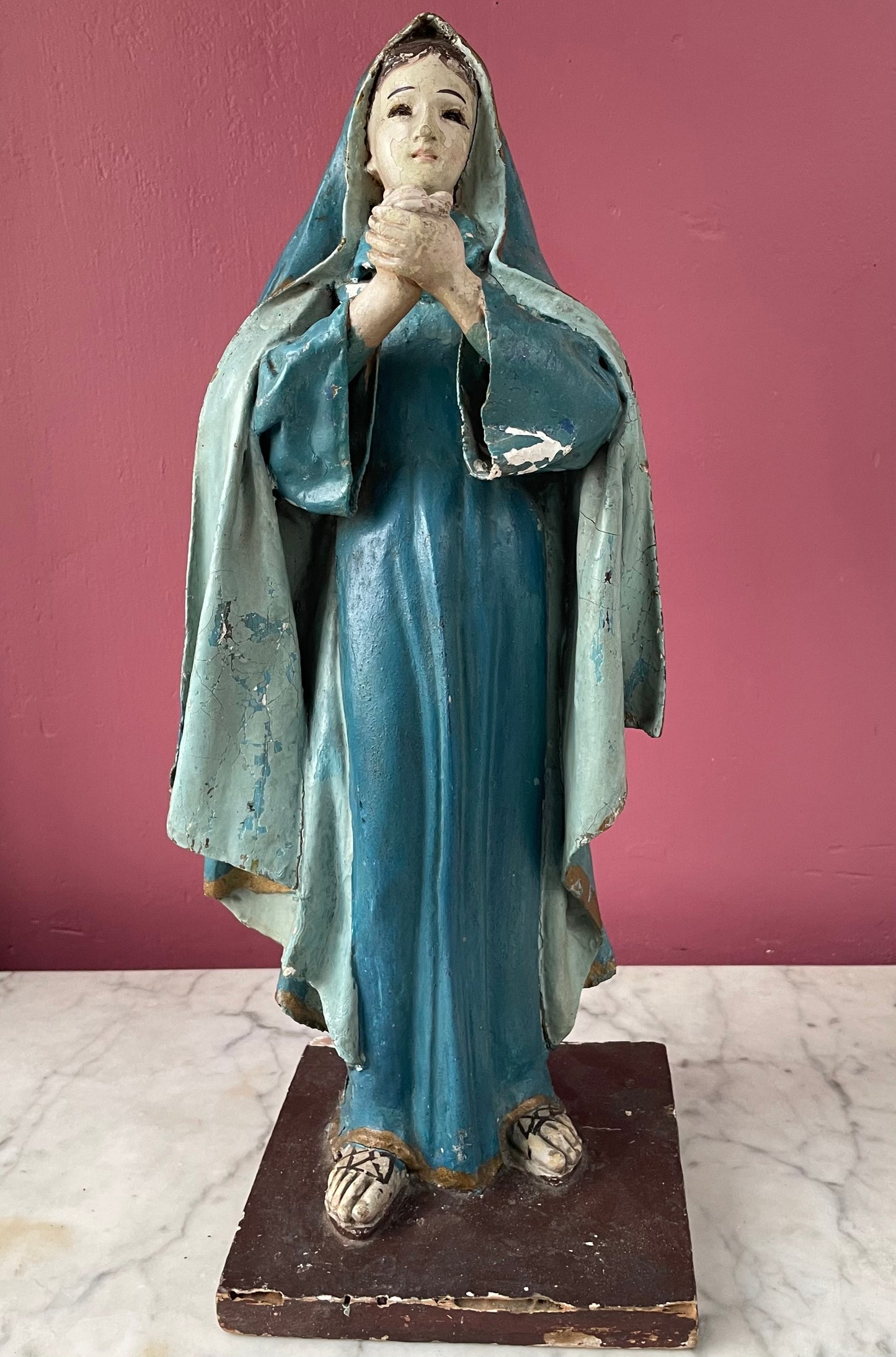 Mother of Sorrows | Antique Santos Statue